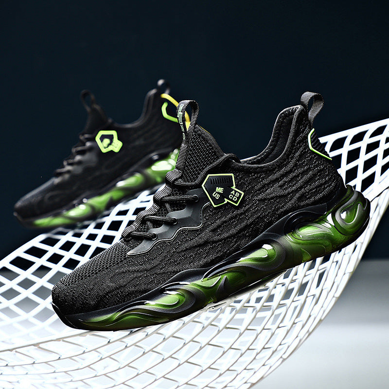 Summer New Style Men's Shoes Personality Popcorn Casual Running Tide