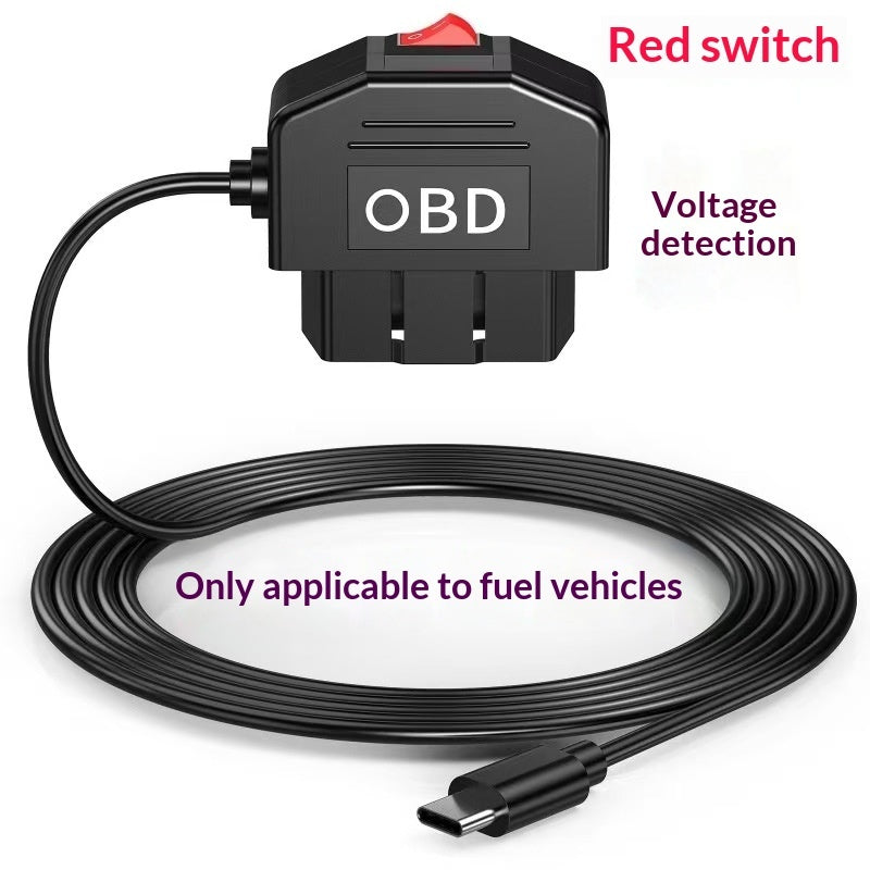 Smart OBD Parking Monitoring Cable For Dashcams