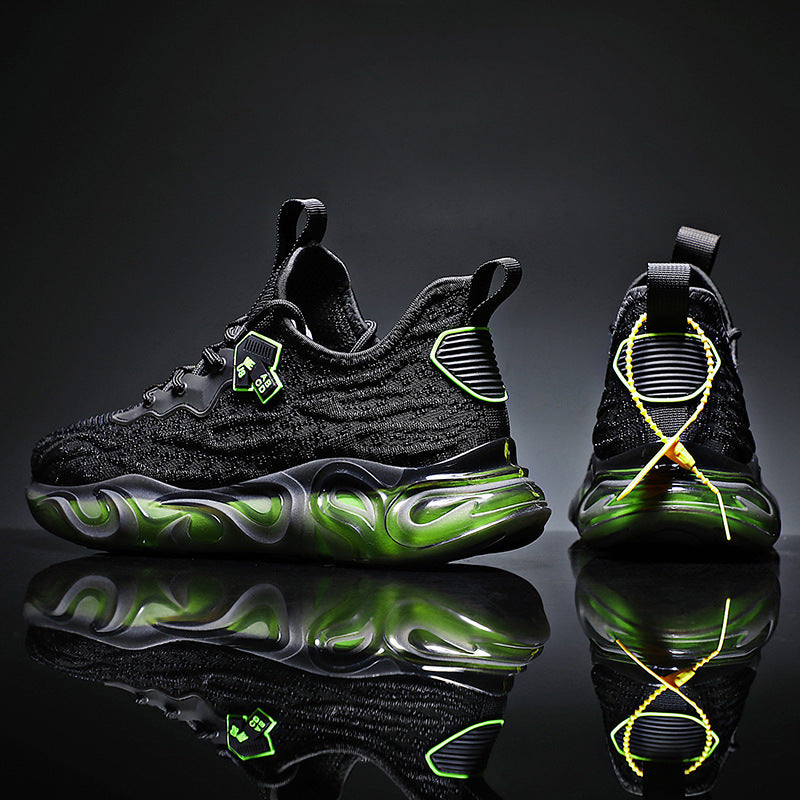 Summer New Style Men's Shoes Personality Popcorn Casual Running Tide