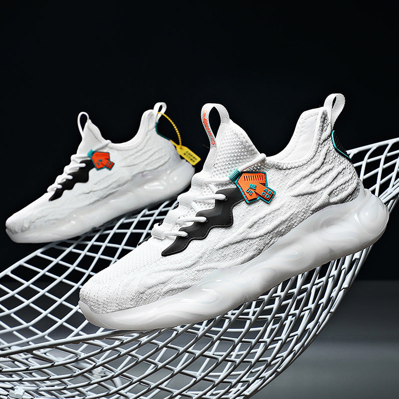Summer New Style Men's Shoes Personality Popcorn Casual Running Tide