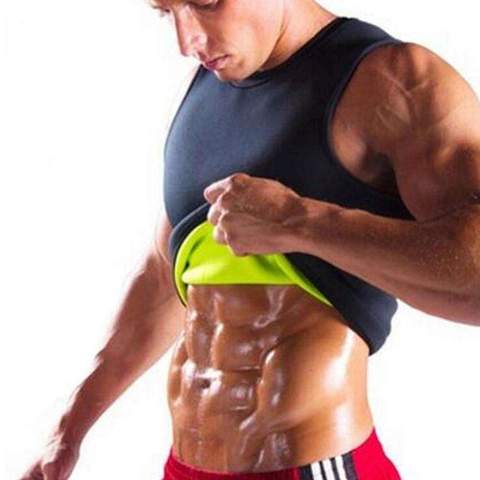 Men's Body Shaping Neoprene Sauna Vest - Slimming Sweat Waist Trainer