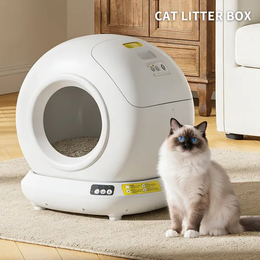 Self-Cleaning Cat Litter Box 78L - Smart App Control for Multi-Cat Homes